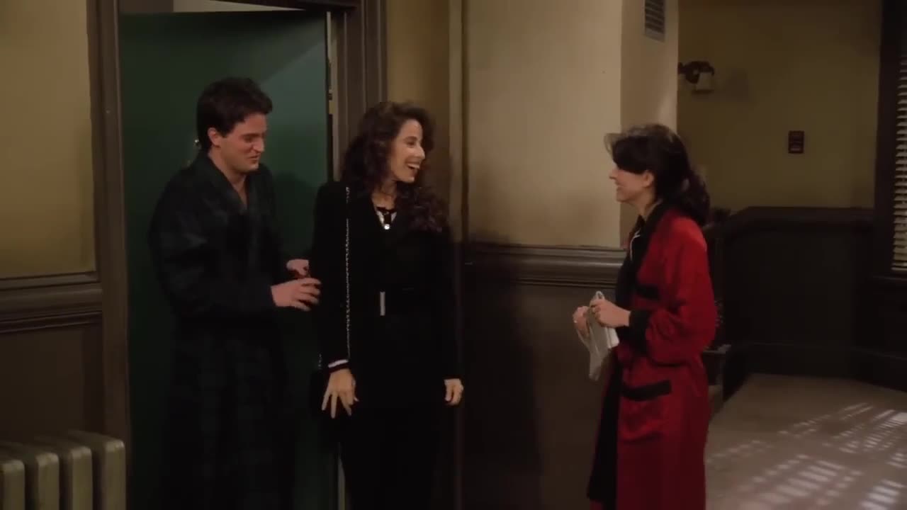 Chandler Gets Caught With Janice _ Friends