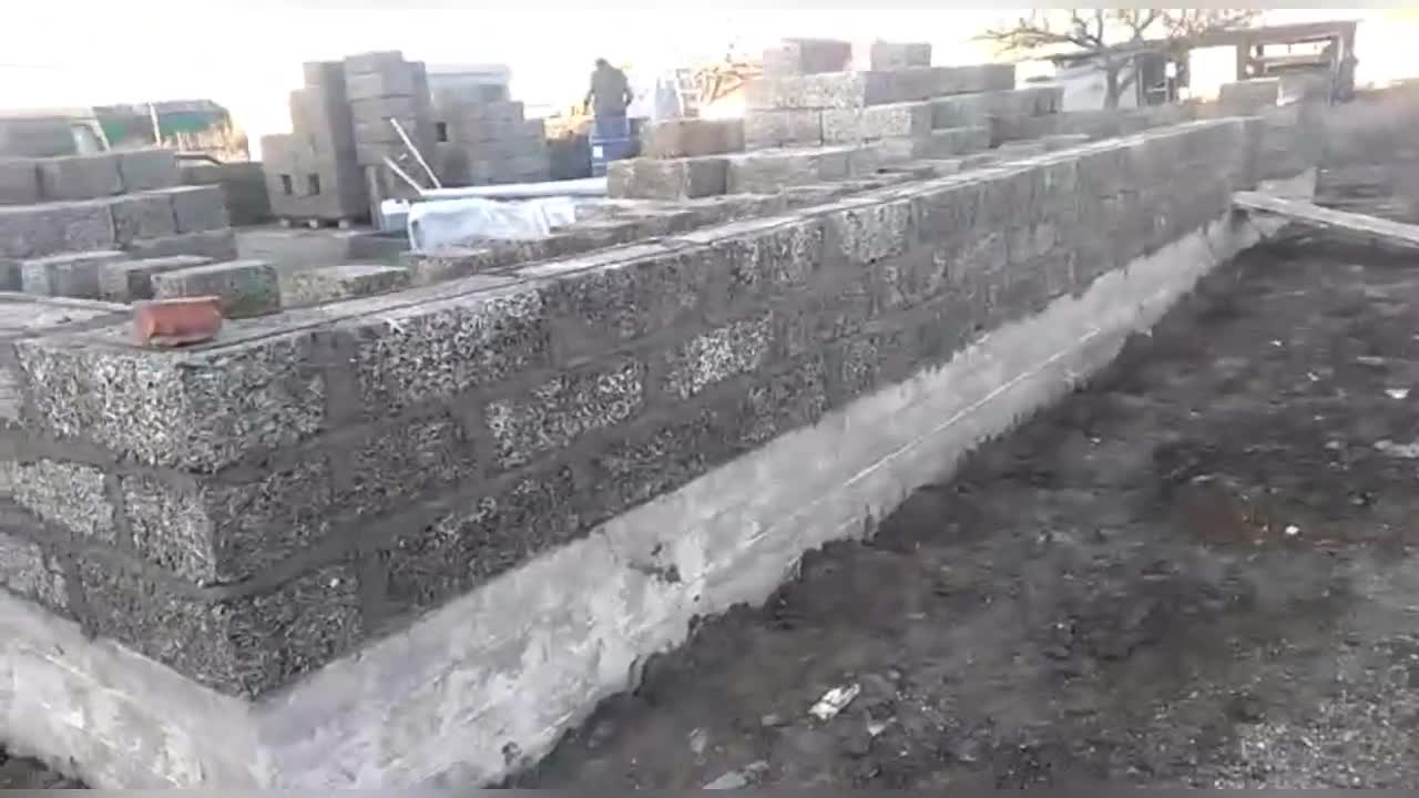 Кладка стен из Арболит Блока , Арболит Юг , Строим Дом из Арболит Блока