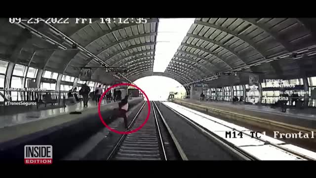 Man Rescued From Under Train After Falling on Tracks