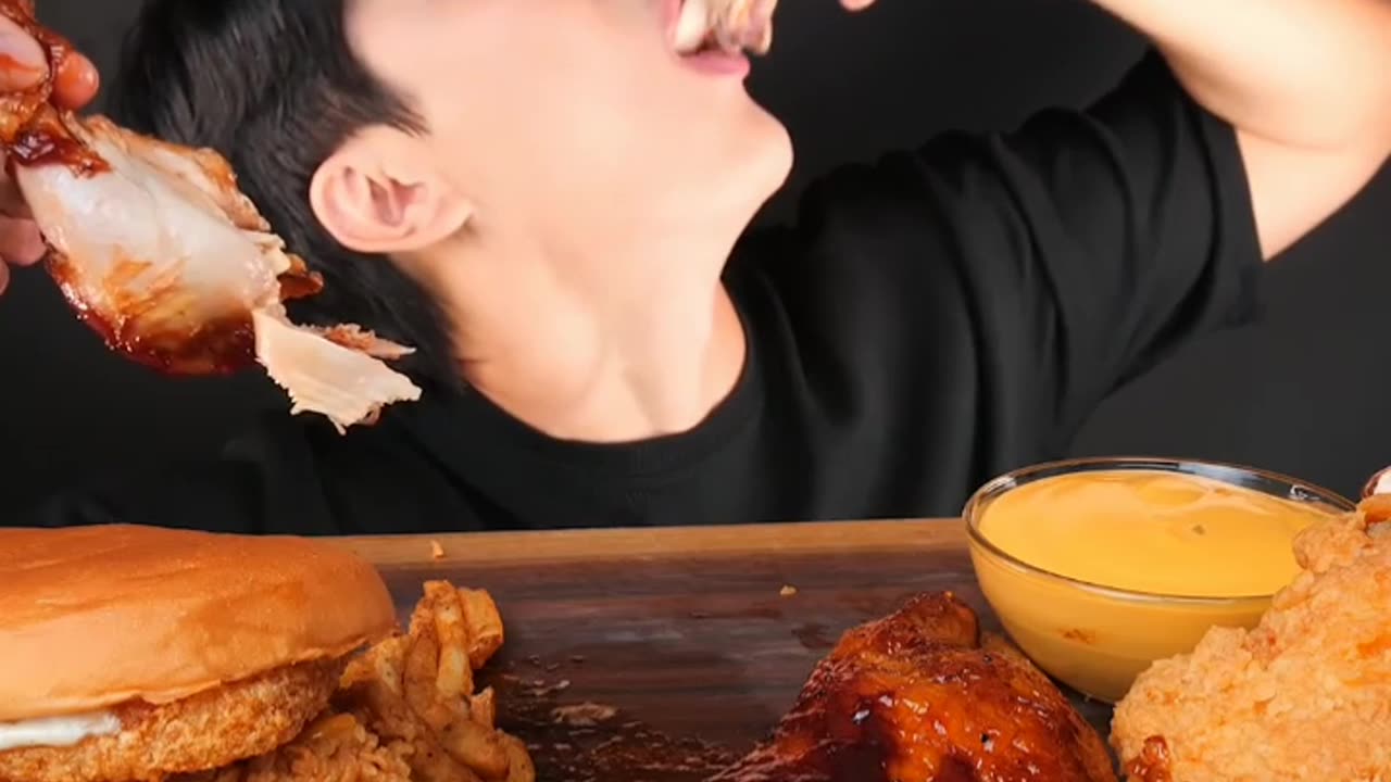 KFC Mukbang / Asmr Mukbang / eating show