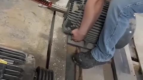 Lifting Heavy Motors By Hand!