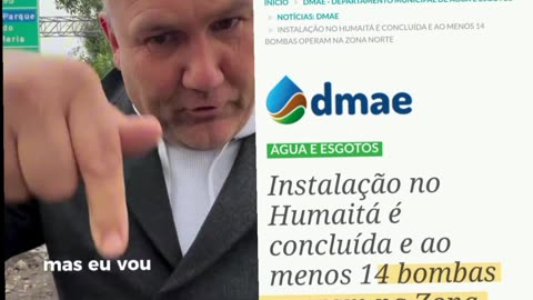 O prefeito Jairo Jorge de Canoas está alugando essas bombas por 1 milhão por dia e elas estão desligadas!