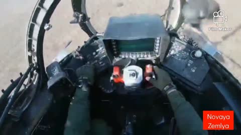 Russian Mi-35's gunner POV: Combat sortie in Ukraine