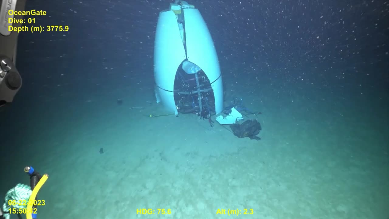 Final Message From 'Titan' Sub Revealed; Photos of Wreckage Surface