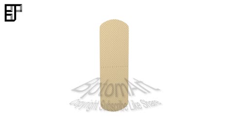 Adhesive Bandages v1 001 3D Model Showcase