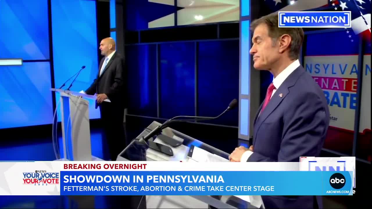 Fetterman and Oz face off in Pennsylvania Senate debate l GMA