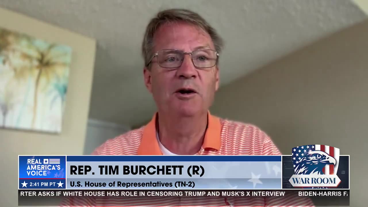 Congressman Tim Burchett Says DC Isn't a Swamp, It's a Sewer "And It Stinks"