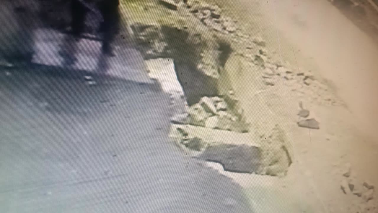 CCTV footage accident