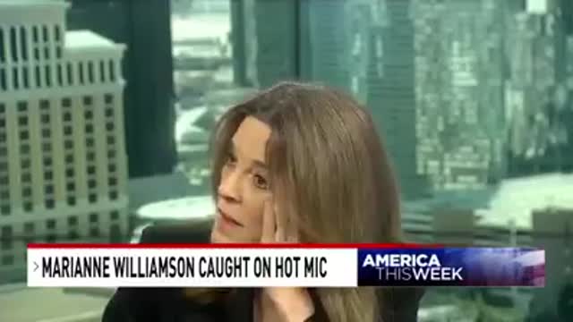 Democrat Marianne Williamson Caught On Hot calling out her own party