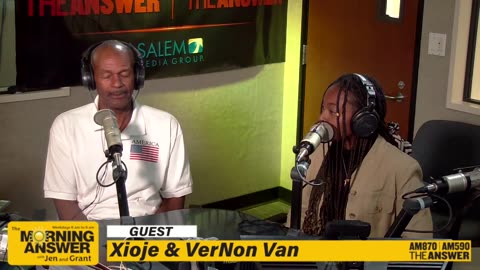 Xioje and VerNon Van w/ Jen & Grant on The Morning Answer!