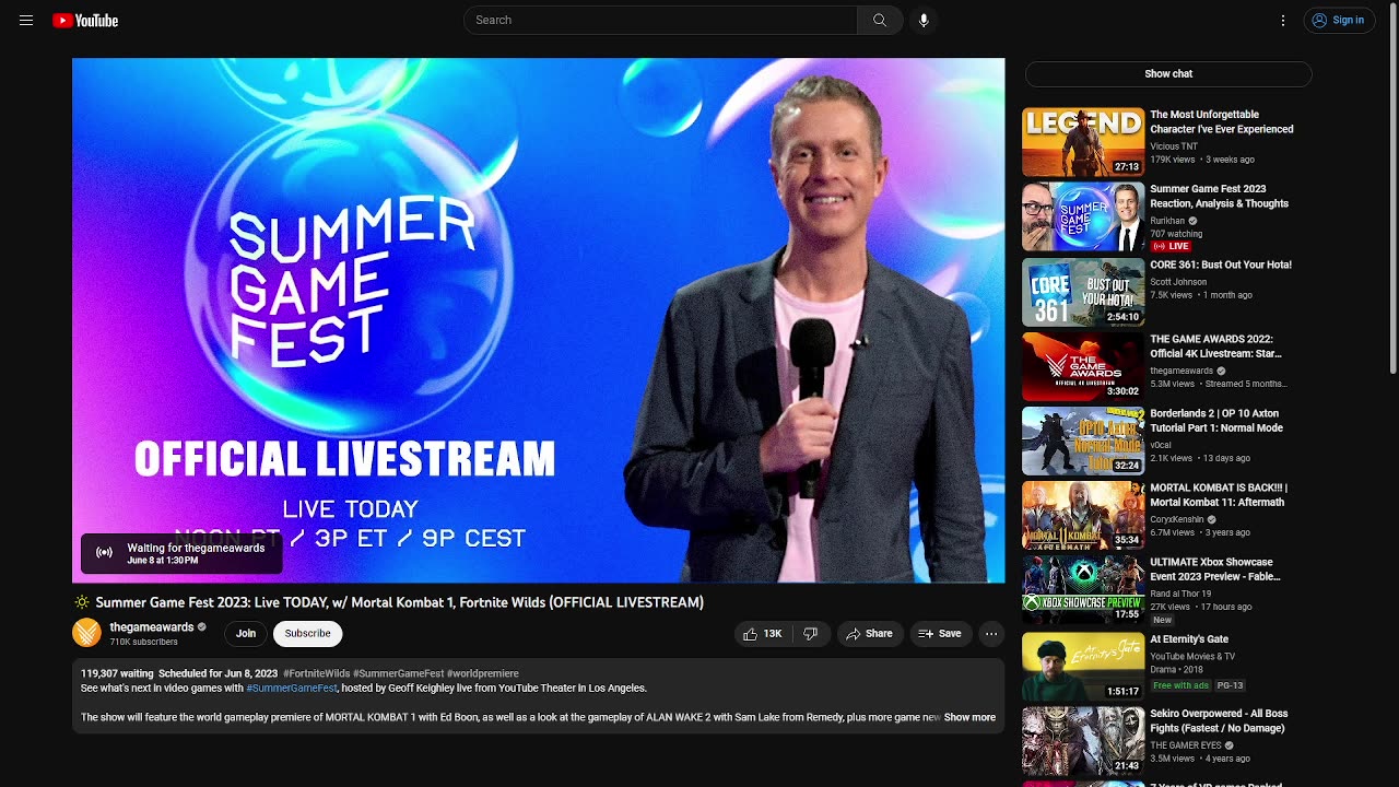 Summer Games Fest watch stream