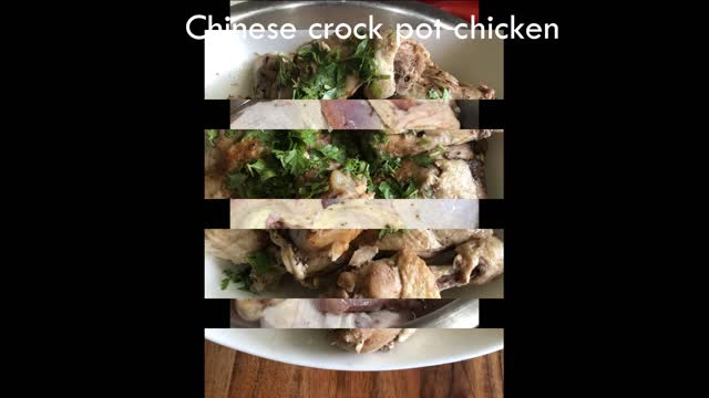 Five spice chicken using crock pot