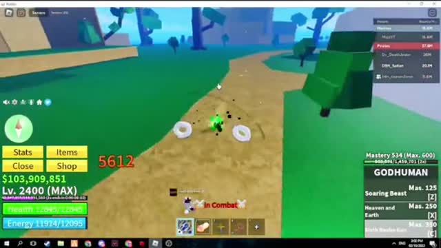 Roblox BloxFruit Super pvp