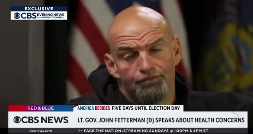 Oops! Fetterman Accidentally Humiliates Himself While Addressing His Fitness to Serve