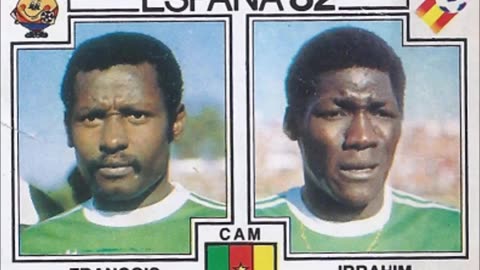 PANINI STICKERS CAMEROON TEAM WORLD CUP 1982