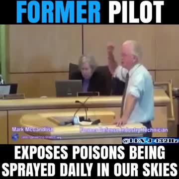Former Pilot Exposes Chemtrails Being Sprayed In The Skies