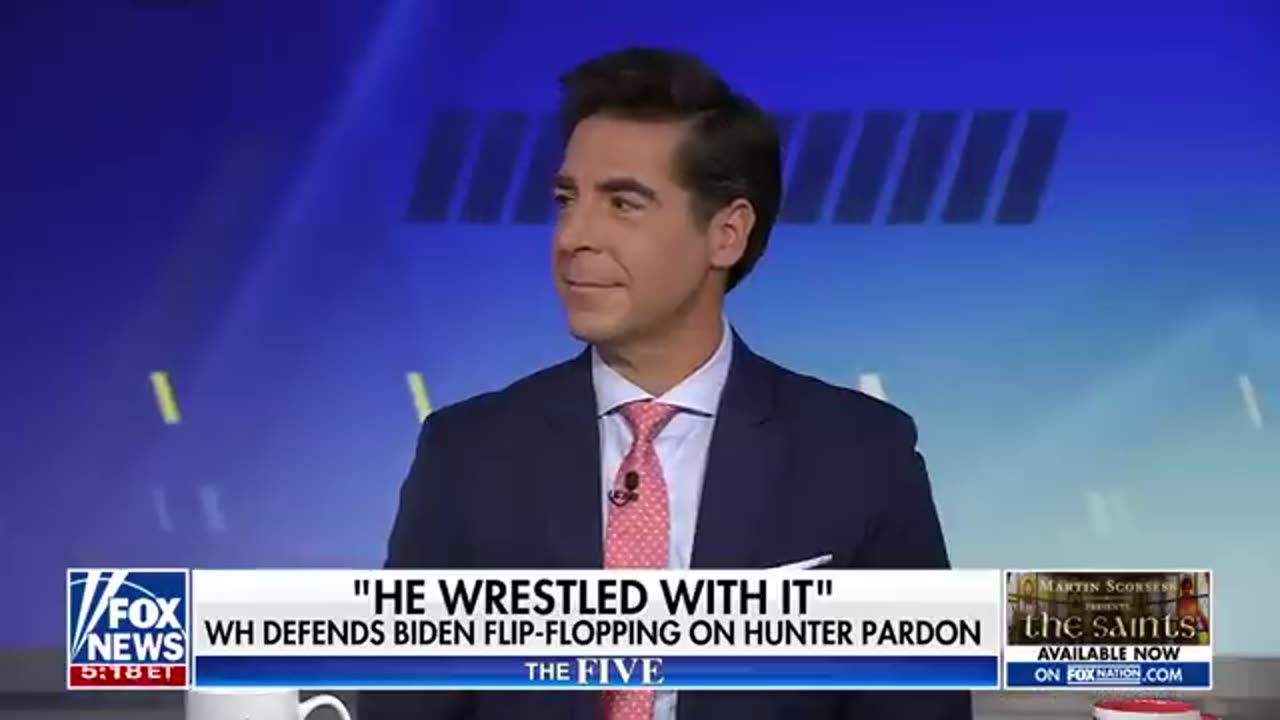 'The Five'_ White House breaks silence on Hunter Biden pardon