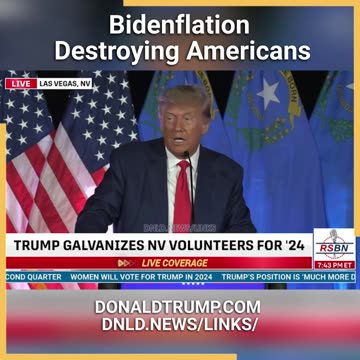 Trump: Bidenflation Is Destroying American's Salaries - 7/8/23