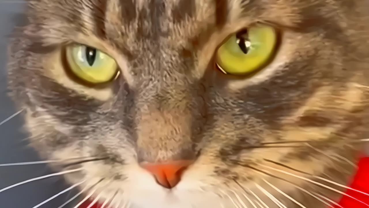 Cute cats meowing