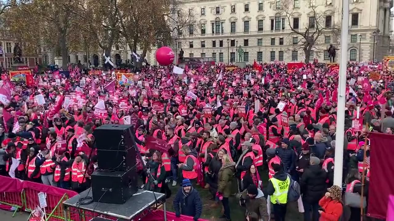 More than 115,000 postal workers went on strike in the UK to