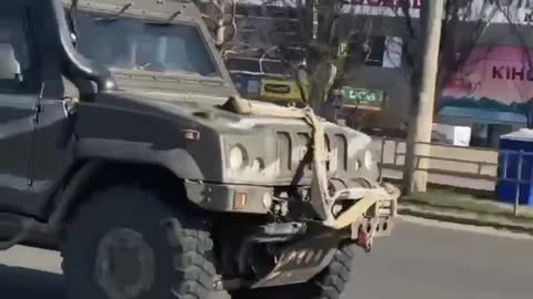 Russian troops in Kherson