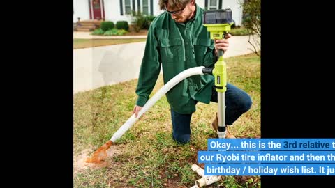 Ryobi 18-Volt ONE+ Power Inflator Kit-Overview