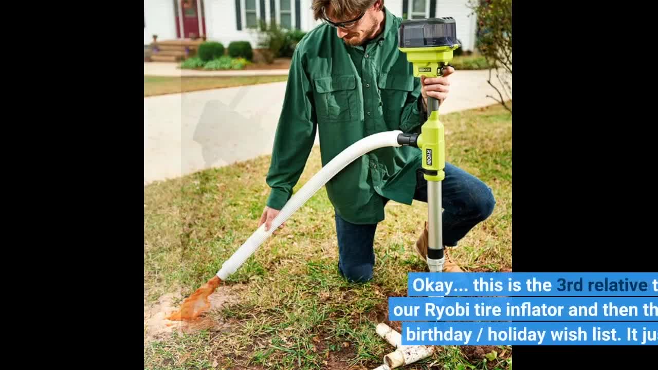 Ryobi 18-Volt ONE+ Power Inflator Kit-Overview