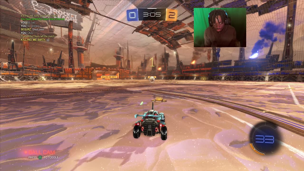 Yeolson getting whooped in rocket league mayne
