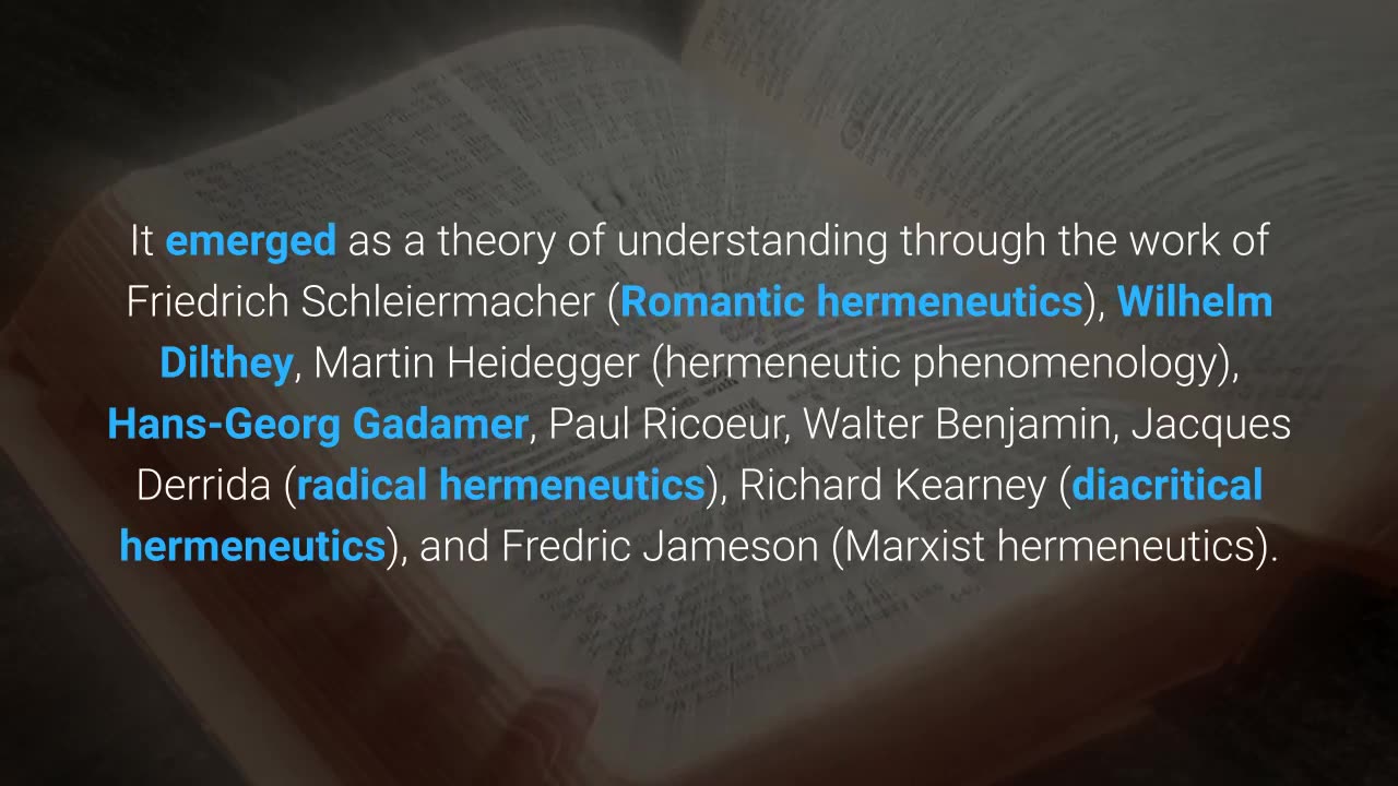 What is HERMENEUTICS?