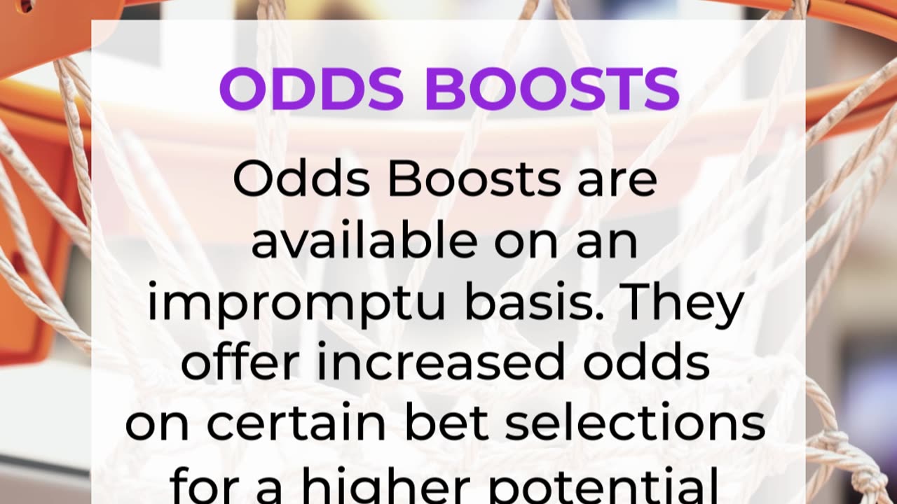 The Bet Types: Odds Boosts