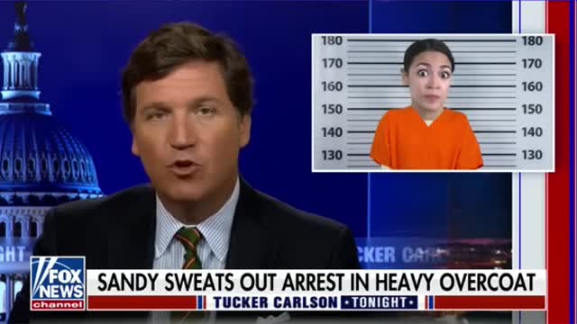 Tucker Carlson- AOC and Ilhan Omar were put in invisible handcuffs #shorts