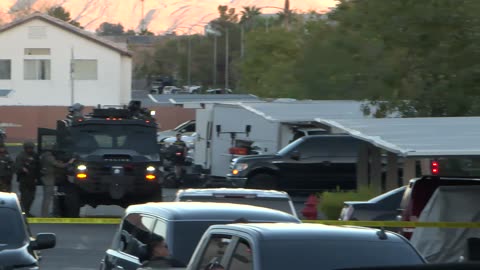 North Las Vegas Police SWAT Arrests Woman After Barricade at Apartment Complex