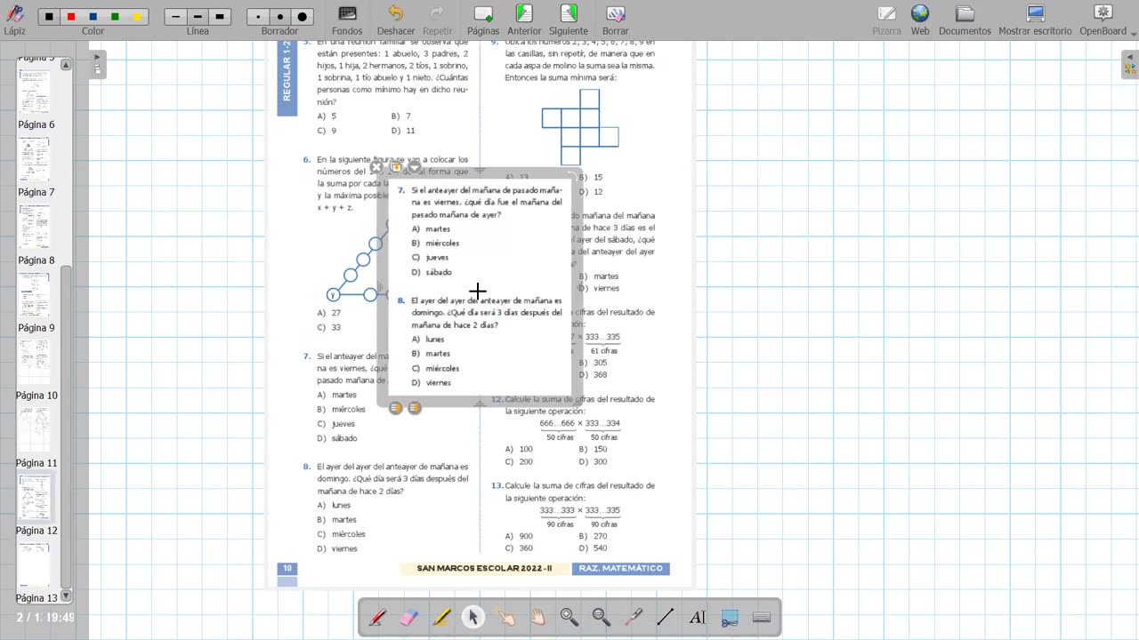 PAMER SEMESTRAL ESCOLAR 2022 | Semana 03 | RM