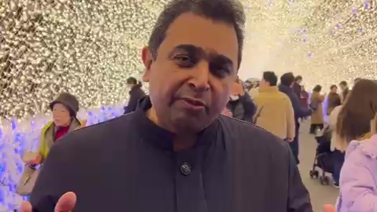 Senator Kamran Michael Enjoy Christmas in Japan