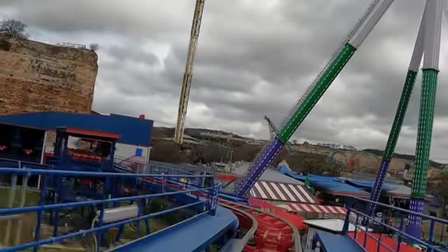 Let’s ride Superman at Six Flags Fiesta Texas!