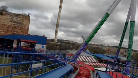 Let’s ride Superman at Six Flags Fiesta Texas!