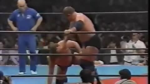 (1990.04.19) Steve Williams & Terry Gordy vs Stan Hansen & Dan Spivey - AJPW