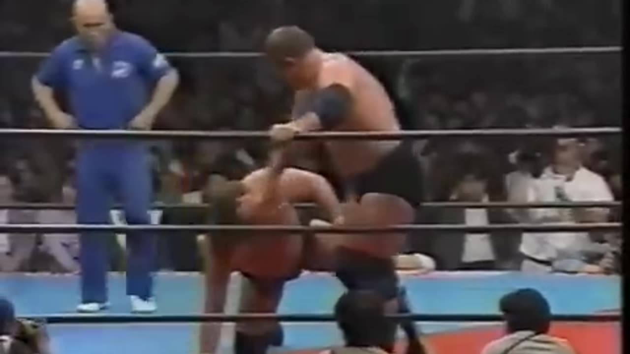 (1990.04.19) Steve Williams & Terry Gordy vs Stan Hansen & Dan Spivey - AJPW