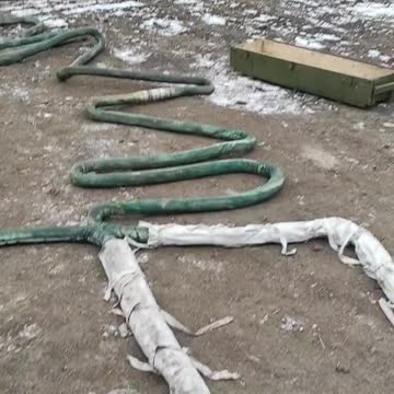 Ukrainians Recover Soviet Explosive Demining Device