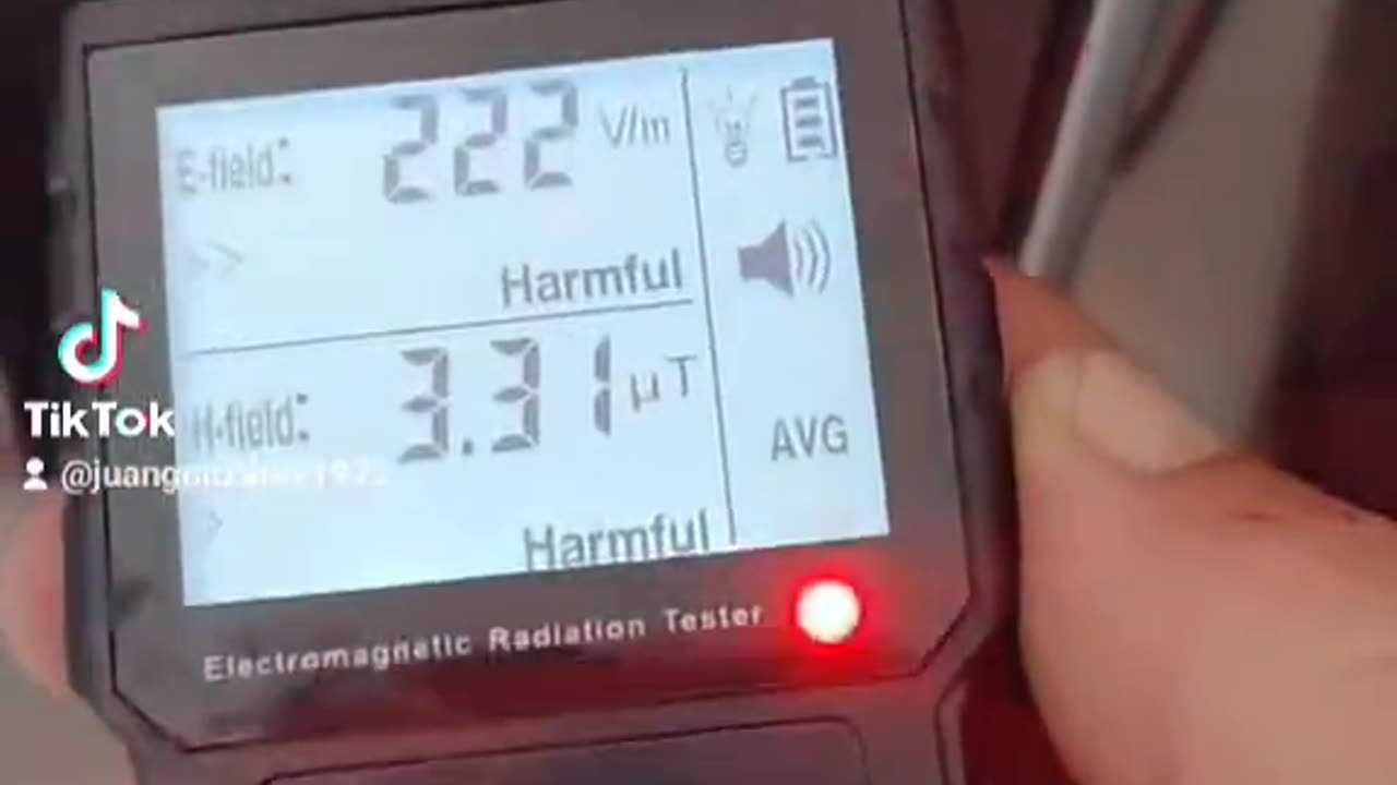 EMF radiation near a microwave oven