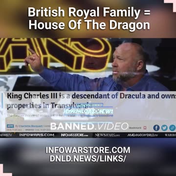 Alex Jones: king Charles Is The Real Count Dracula - 7/16/23