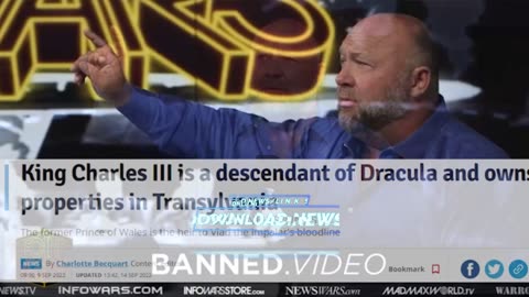 Alex Jones: king Charles Is The Real Count Dracula - 7/16/23