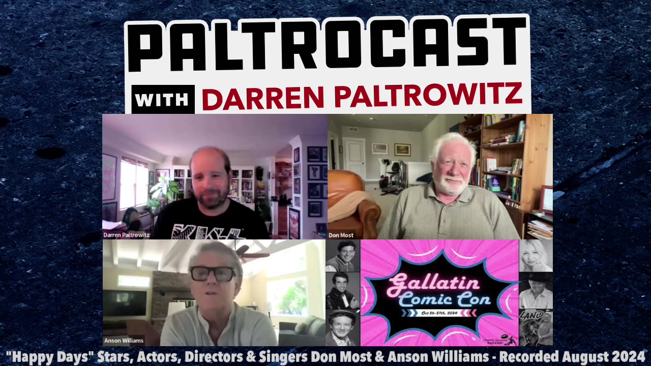 "Happy Days" Stars Don Most & Anson Williams On Gallatin Comic Con, Garry Marshall & Much More