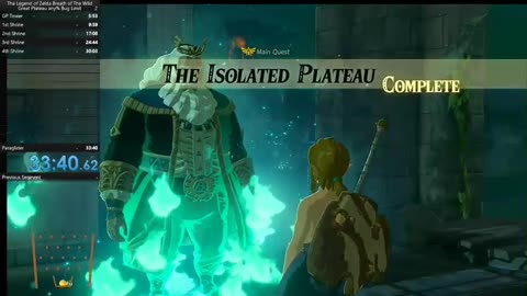 Zelda Great Plateau any% First Completed Run