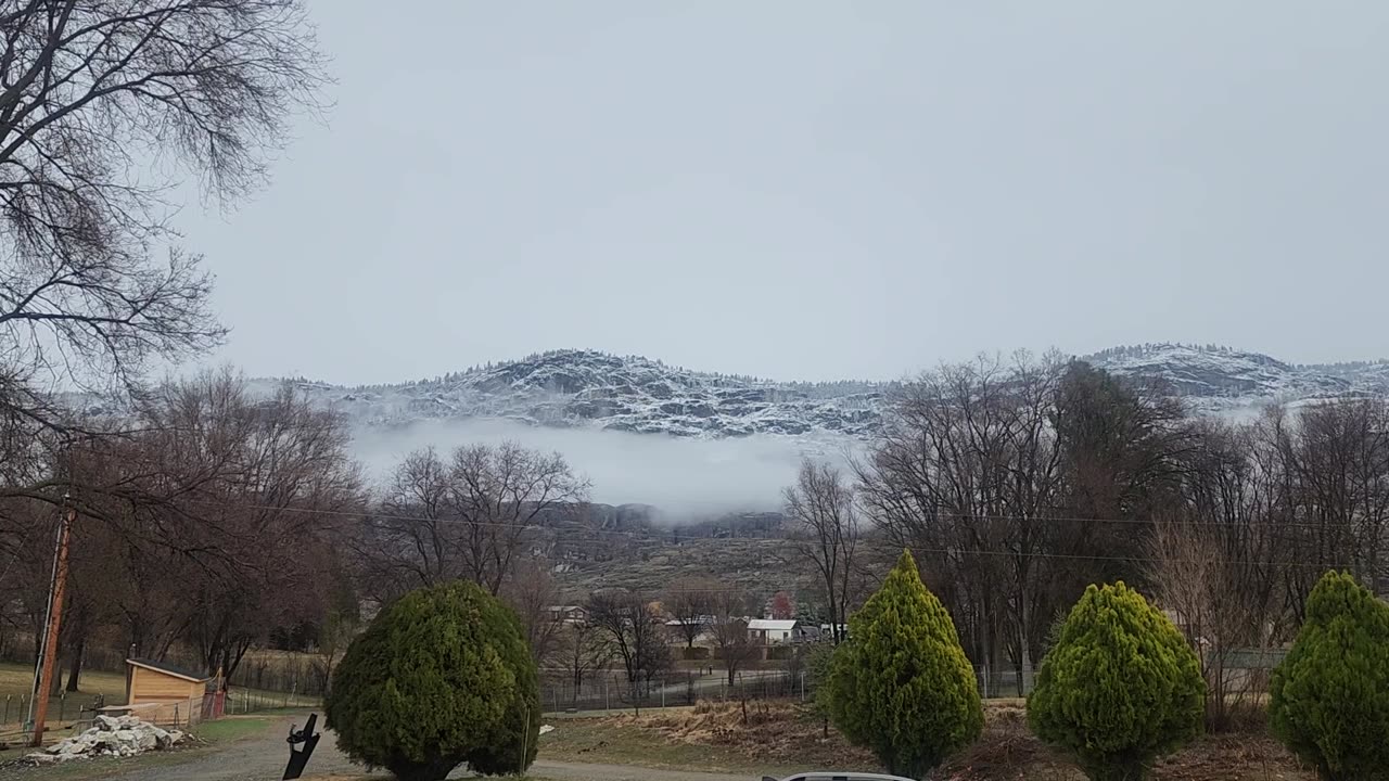 Winter came back for the day