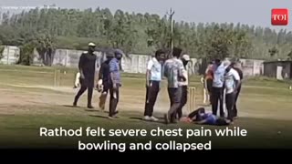 CRICKETER SUFFERS MASSIVE CARDIAC ARREST AND DIES... VASANT RATHOD(34)