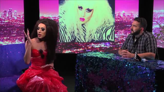 Alaska Thunderfuck LOOK AT HUH! On Hey Qween! Season 1 with Jonny McGovern