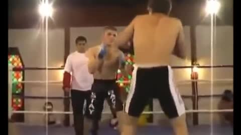 Khabib first MMA fight