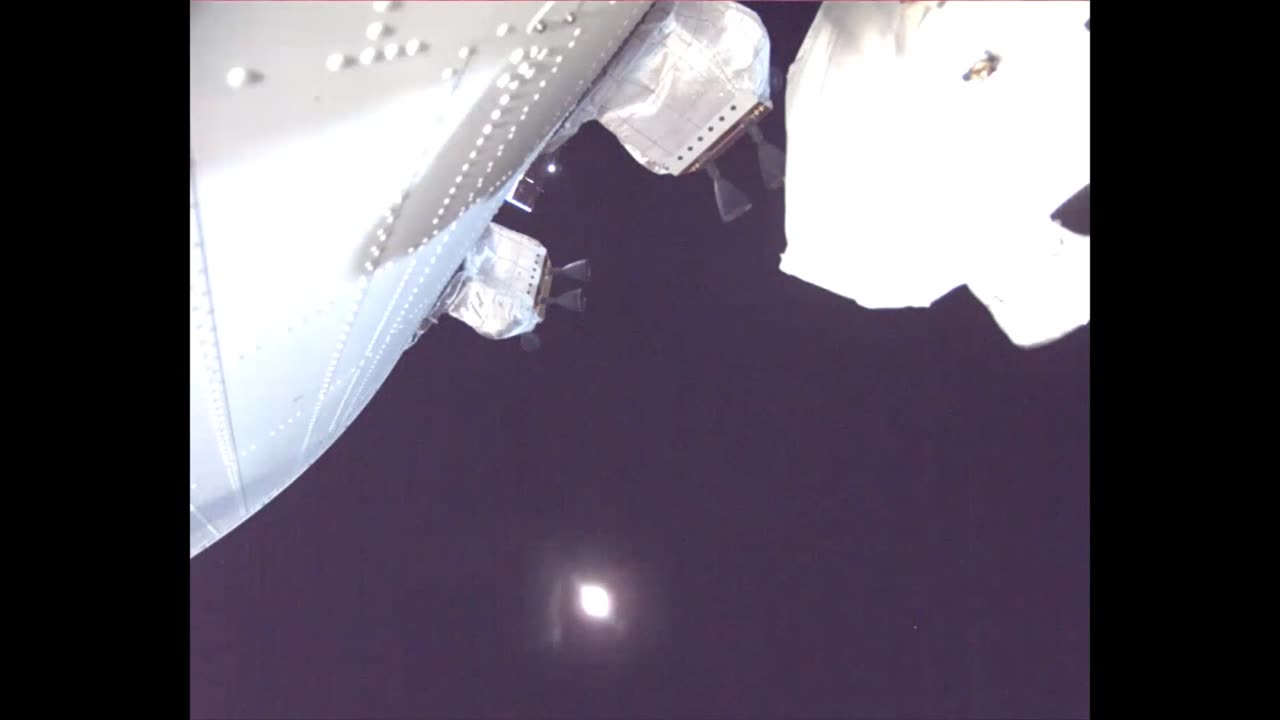 Orion's Celestial Encounter: Moon and Saturn Spectacle