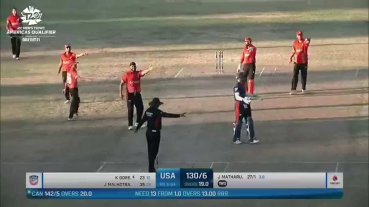 Canada vs USA Final Over Highlights at ICC Americas Men_s T20 World Cup Qualifier in Antigua